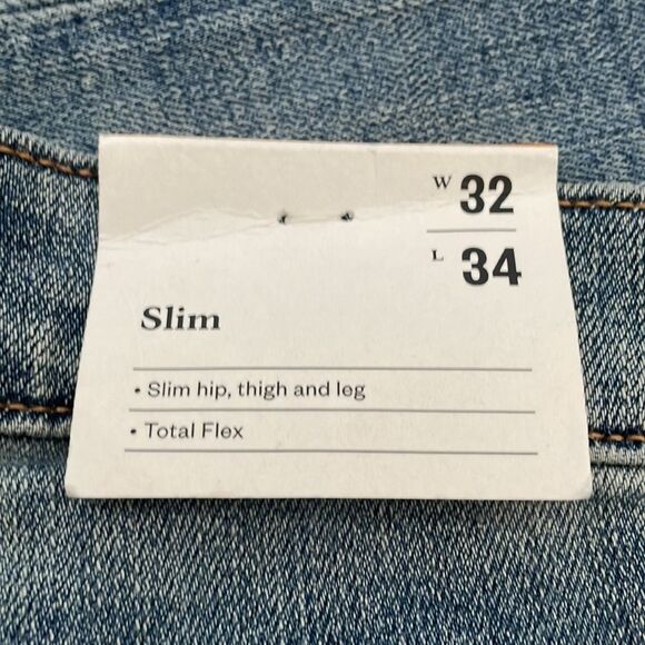 Goodfellow & Co Men's Slim Fit Jeans Light Blue Wash - Picture 10 of 12